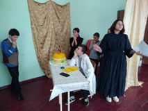 Репетиция рассказа "Лошадиная фамилия"